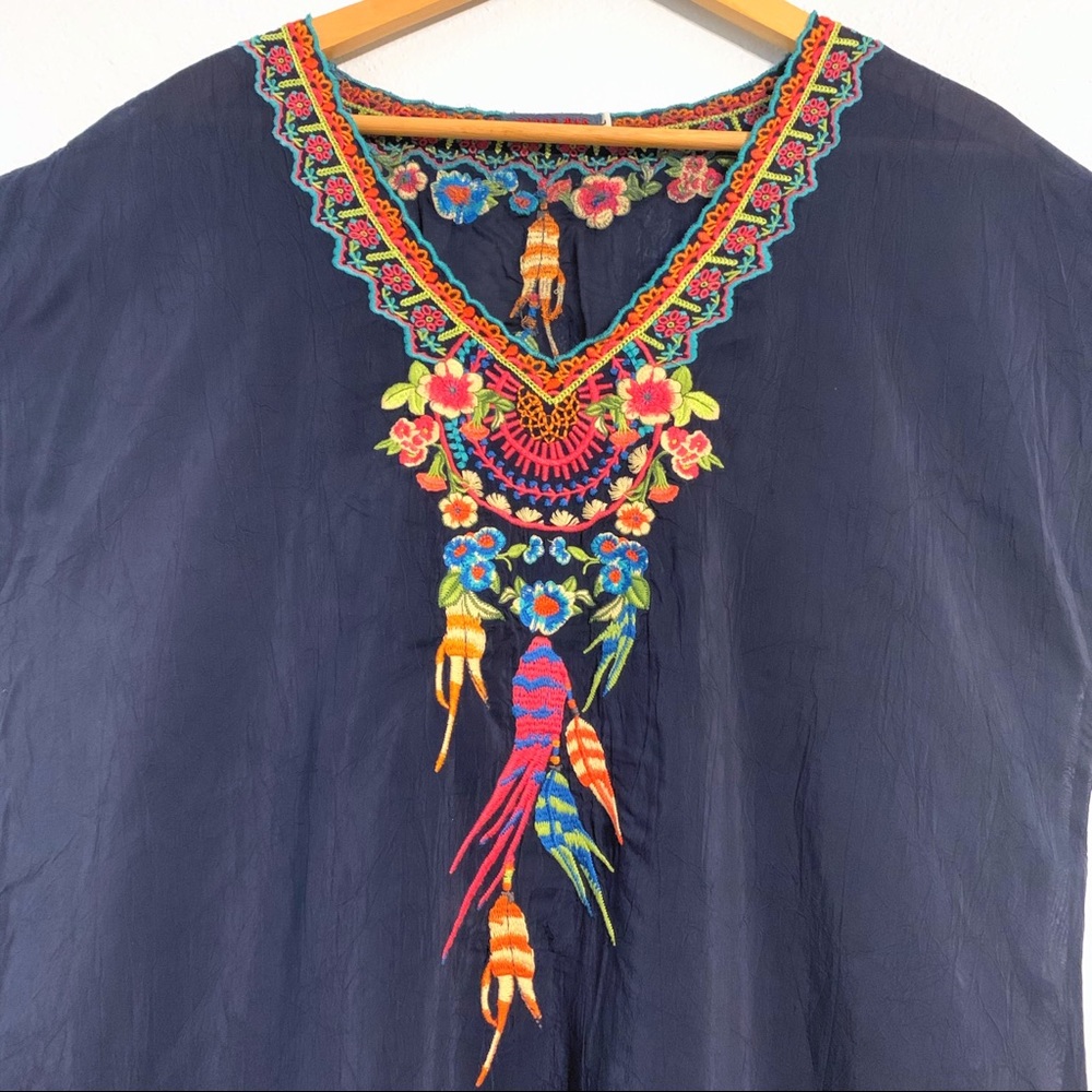 Johnny Was Sweet Dreams Embroidered Tunic Top
